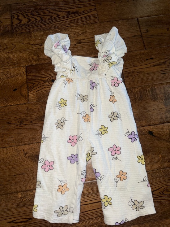 Zara Other - Zara White Flower Romper Size 12-18 Month